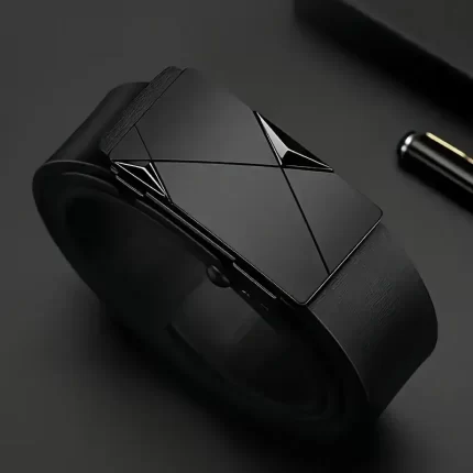 Cinto masculino couro sintético