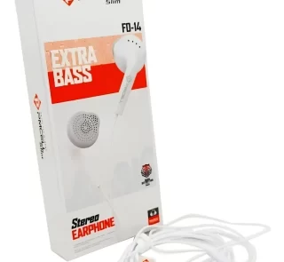 Fone de ouvido in-ear Pmcell FO-14 branco